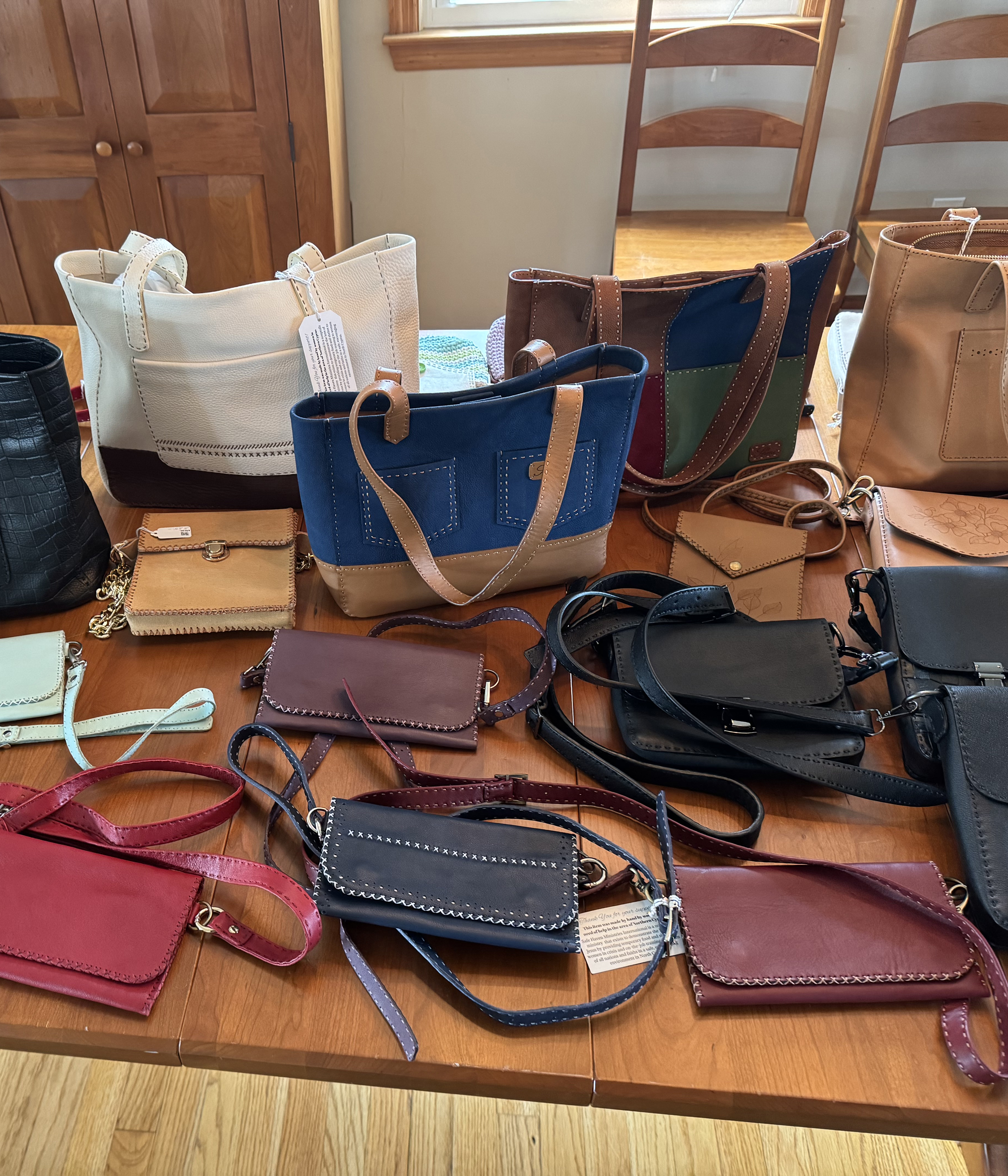 Some of our many purses