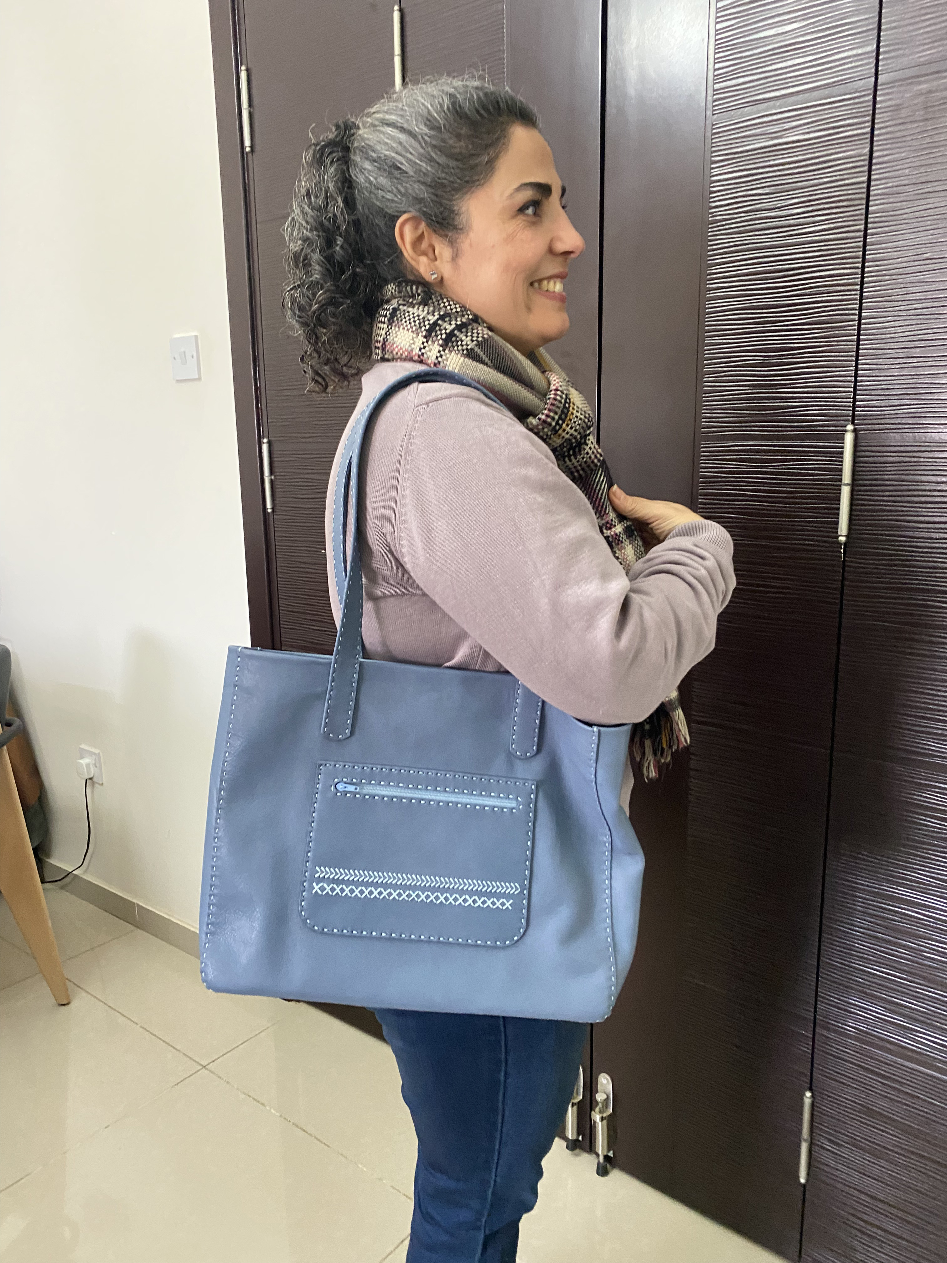 Handmade tote demonstratiohn